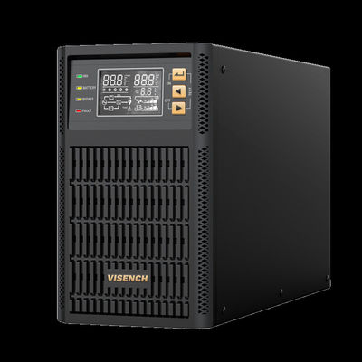 Visench 220V Single Phase Uninterruptible Power Supply 3000Va/2400W Sinewave Online Double Conversion Tower Ups Back Up