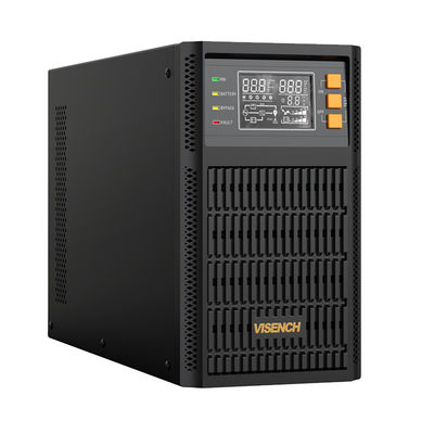 Visench 220V Single Phase Uninterruptible Power Supply 3000Va/2400W Sinewave Online Double Conversion Tower Ups Back Up