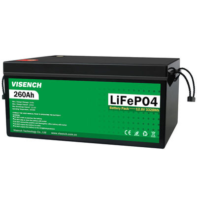 সৌর শক্তি 12V 260Ah রিচার্জযোগ্য লিথিয়াম আয়রন ফসফেট ব্যাটারি Lifepo4 ব্যাটারি 12.8V 260Ah লিথিয়াম ব্যাটারি প্যাক