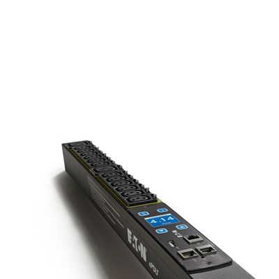16A মনিটরড ডেটা সেন্টার PDU 12 ওয়ে EATON EFLXL02H FLEXPDU LOCAL METER 1U C20 1P 12XC13