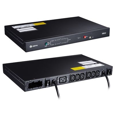 স্ট্যান্ডার্ড নেটওয়ার্ক কার্ড সহ 16A IP11 VERTIV Liebert ATS UF-LTS16-1P স্ট্যাটিক সুইচিং সুইচ