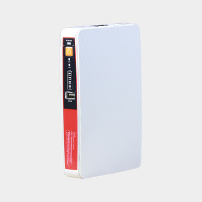 18W আউটপুট পাওয়ার মিনি ইউপিএস 8000mah 5V 9V 12V অ্যাডাপ্টার সুরক্ষা সহ সাদা ব্যাটারি
