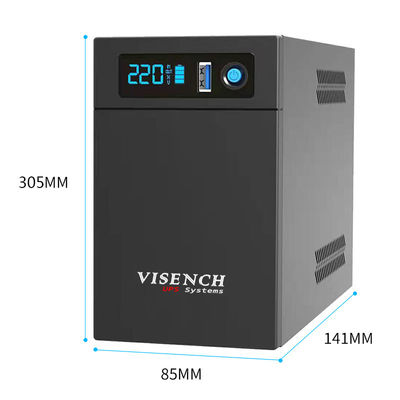 একক ফেজ 220/230/240V পাওয়ার সাপ্লাই জন্য 1200VA/720W সাইনওয়েভ অফলাইন ইউপিএস সিস্টেম