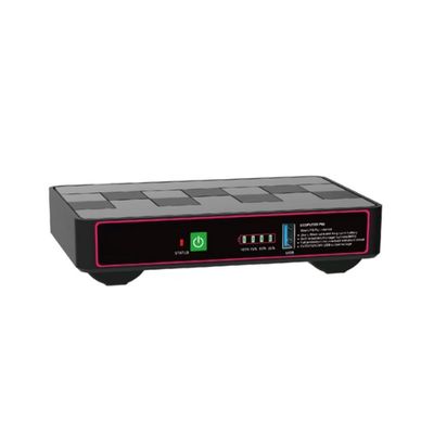 60W 12000MAH LiFePO4 12V 5V মিনি স্মার্ট ইউপিএস ডিসি ব্যাটারি ব্যাকআপ রিচার্জেবল ডিজাইনের সাথে