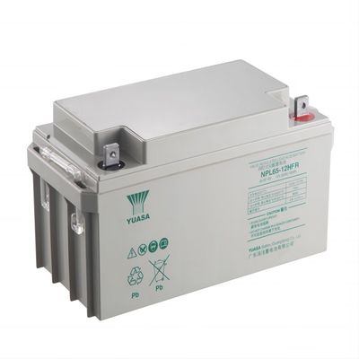 12V 65A সিলড লিড এসিড ব্যাটারি NPL65-12H পুনরায় চার্জ করার ক্ষমতা সহ