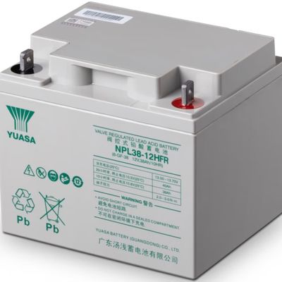 YUASA NPL38-12 12V 38Ah ইউপিএস ব্যাটারি রিচার্জযোগ্য ভিআরএলএ জেল ব্যাটারি বৈদ্যুতিক শক্তি ইউপিএসের জন্য