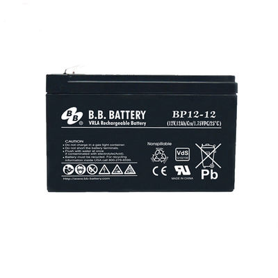 পিপি সিরিজ BP12-12FR 12V 12Ah VRLA লিড-এসিড রিচার্জেবল এনার্জি স্টোরেজ ব্যাটারি ইউপিএস ল্যাবরেটরি সরঞ্জামের জন্য