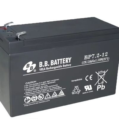 12V 7.2Ah ব্যাটারি সিলড লিড এসিড ব্যাটারি বিবি ব্যাটারি BP7.2-12 ভিডিসি