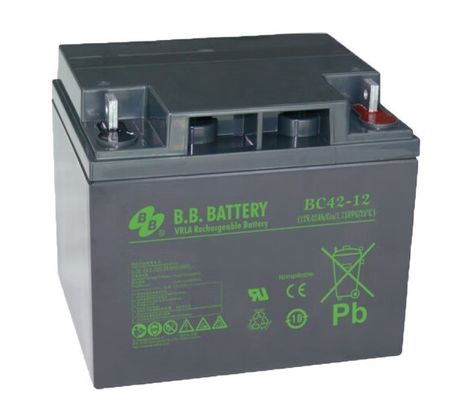 গল্ফ কার্টের জন্য 12V 42Ah BC42-12 VRLA রিচার্জযোগ্য লিড-এসিড ব্যাটারি