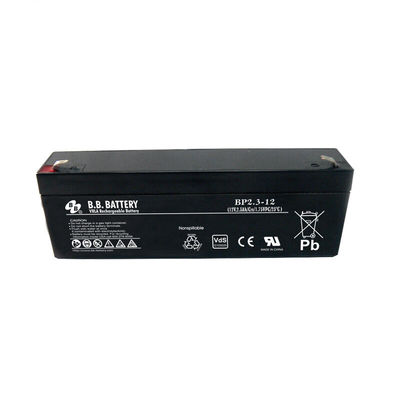 BP2.3-12 12V 2.3Ah সিল লিড এসিড লো স্পিড ইলেকট্রিক কার স্টার্ট ভিআরএলএ ব্যাটারি