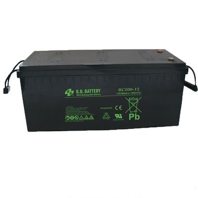 বিবি ব্যাটারি BC200-12 12V 200Ah সেরা শক্তি সঞ্চয় রক্ষণাবেক্ষণ বিনামূল্যে রিচার্জযোগ্য ভিআরএলএ ব্যাটারি 200Ah বৈদ্যুতিক শক্তি জন্য