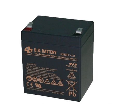 উচ্চ মানের 12V 7Ah লিড এসিড কার ব্যাটারি ইউপিএসের জন্য উপযুক্ত