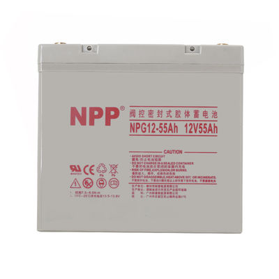 NPP NPG12-55Ah সেরা শক্তি সঞ্চয় রক্ষণাবেক্ষণ বিনামূল্যে পুনরায় চার্জযোগ্য সিলড লিড এসিড 12V 55Ah ব্যাটারি