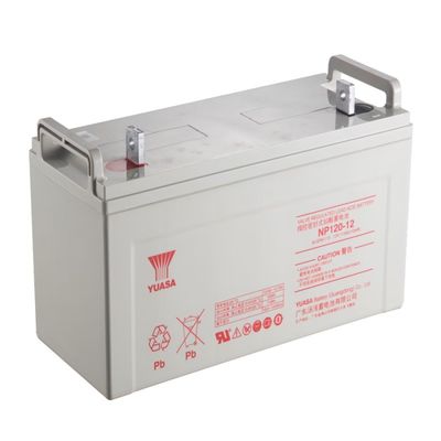 YUASA NP120-12 12V 120Ah ইউপিএস ব্যাটারি রিচার্জযোগ্য সেরা শক্তি সঞ্চয় রক্ষণাবেক্ষণ সৌর সিস্টেমের জন্য ভিআরএলএ ব্যাটারি বৈদ্যুতিক শক্তি