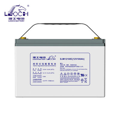 বৈদ্যুতিক শক্তি 1.2 Wh 12V100AH Leoch DJM12100 রক্ষণাবেক্ষণ মুক্ত লিড এসিড জেল ব্যাটারি চার্জযোগ্য এবং দীর্ঘস্থায়ী