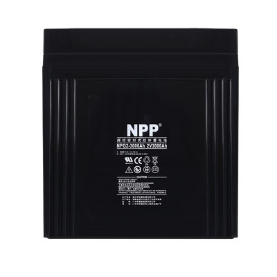 পরিবেশ বান্ধব এনপিপি NaiPu NPG2-3000 2V জেল ব্যাটারি 3000Ah অফ-গ্রিড এবং সৌর শক্তি সিস্টেমের জন্য